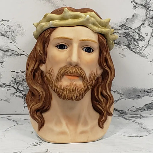 Porcelain Jesus Glass Eyes Marks And Rosenfeld Vintage Decor