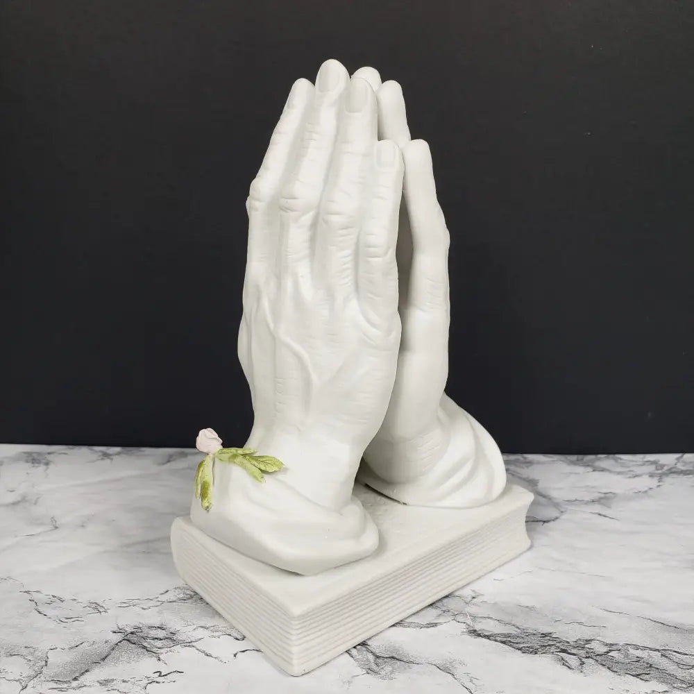 Praying Hands Porcelain Enesco Japan Vintage