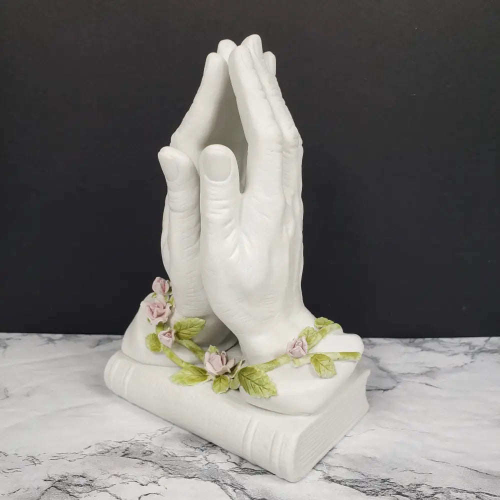 Praying Hands Porcelain Enesco Japan Vintage