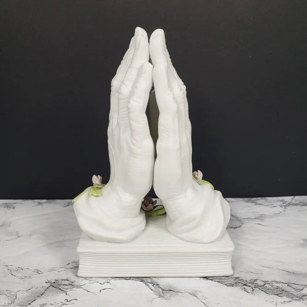 Praying Hands Porcelain Enesco Japan Vintage