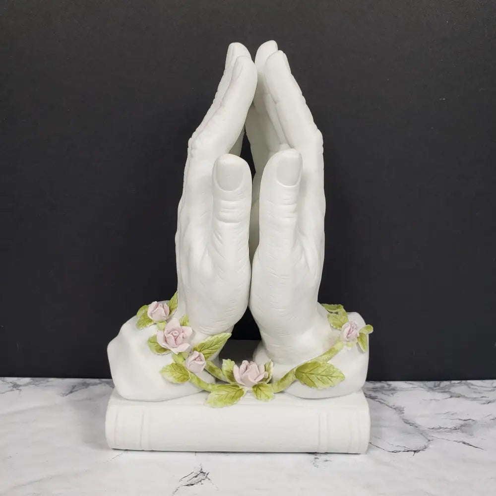 Praying Hands Porcelain Enesco Japan Vintage