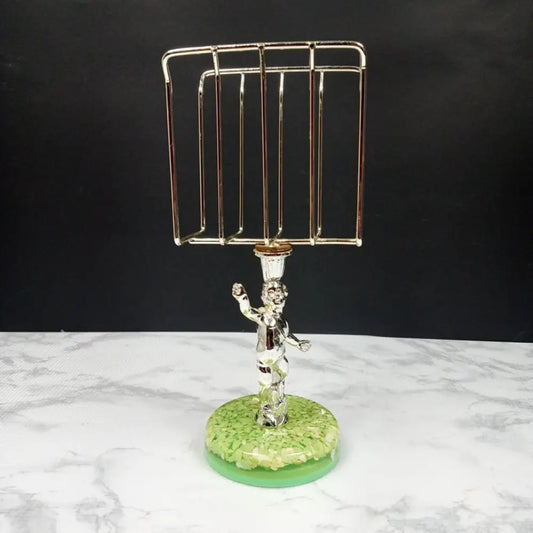 Retro Cherub Lucite Napkin Mail Holder ( Vintage ) Decor