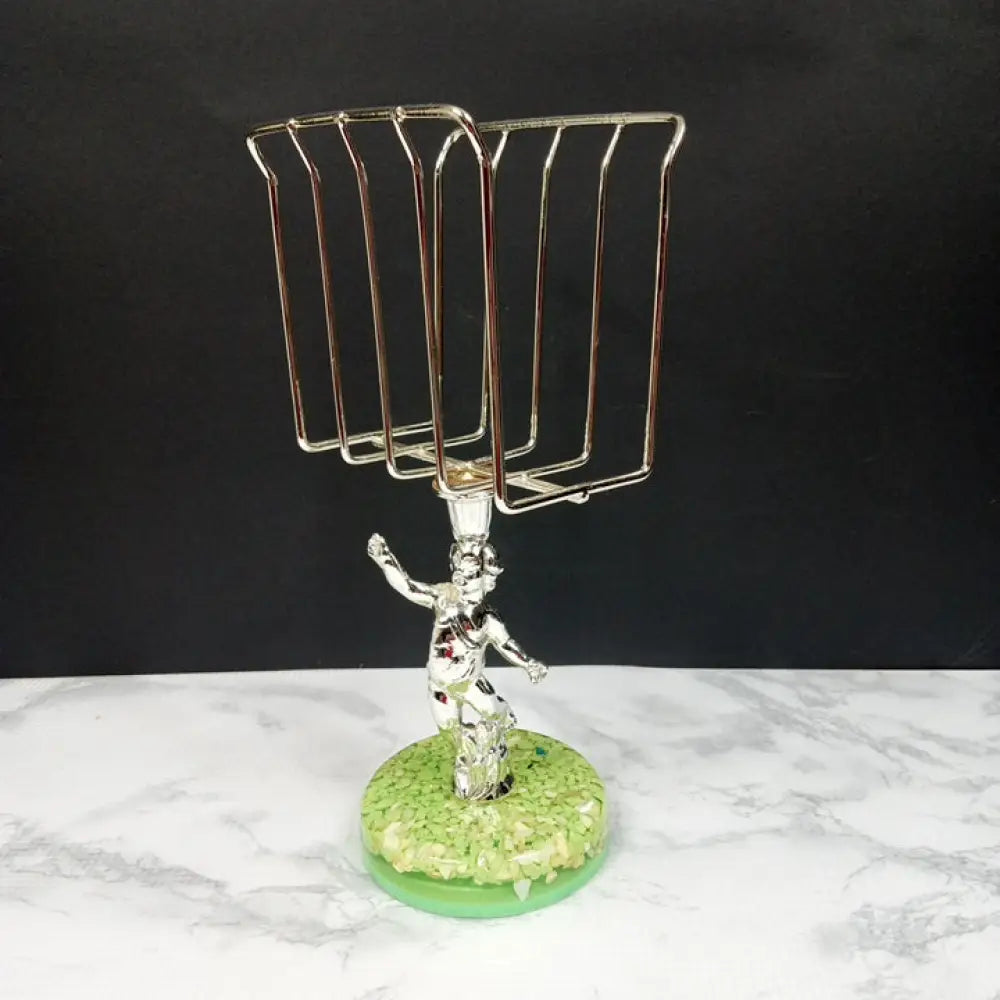 Retro Cherub Lucite Napkin Mail Holder ( Vintage ) Decor