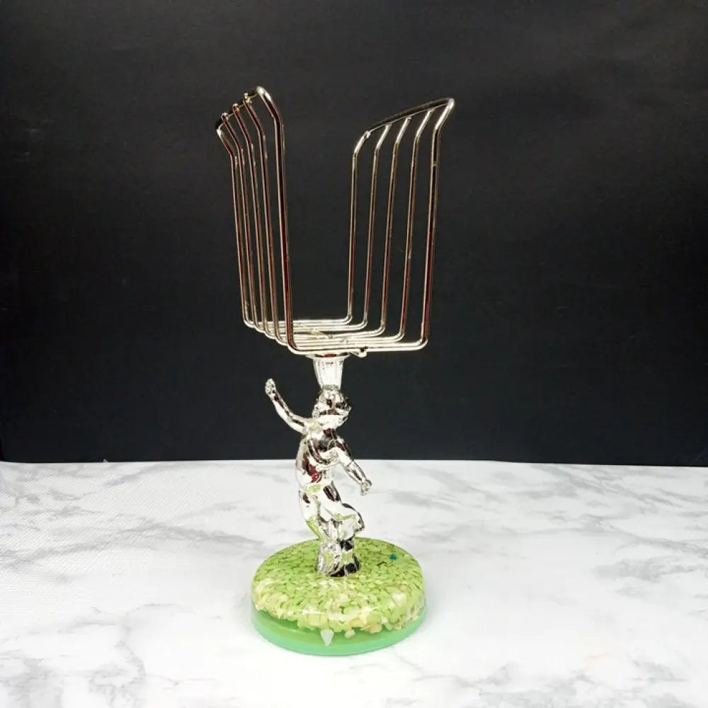 Retro Cherub Lucite Napkin Mail Holder ( Vintage ) Decor