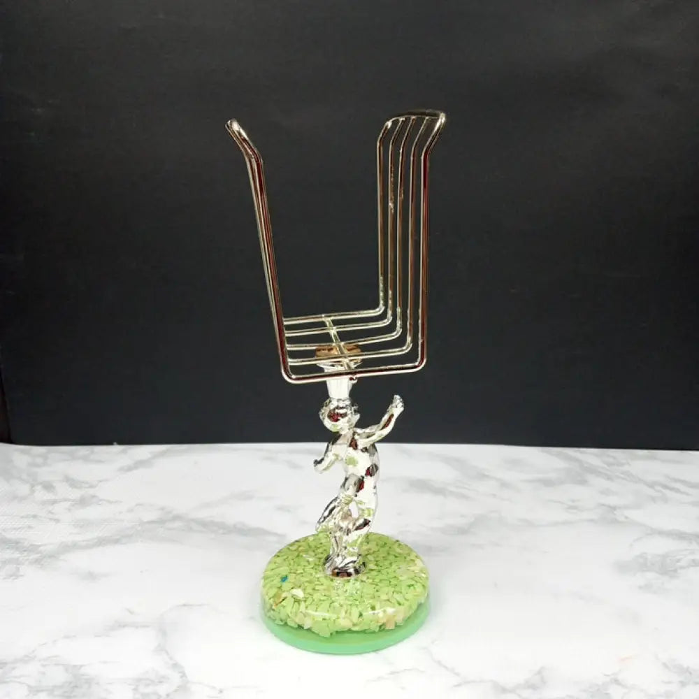 Retro Cherub Lucite Napkin Mail Holder ( Vintage ) Decor