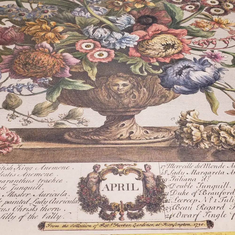 Robert Furber Flowers Of April Framed Print (Vintage) Decor