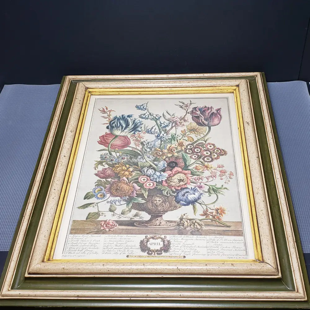 Robert Furber Flowers Of April Framed Print (Vintage) Decor