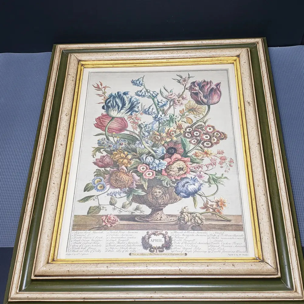 Robert Furber Flowers Of April Framed Print (Vintage) Decor