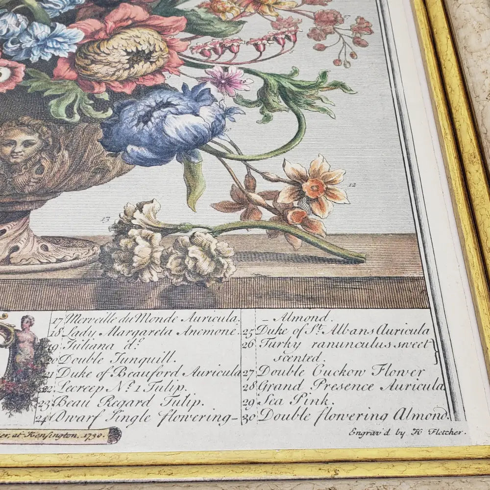 Robert Furber Flowers Of April Framed Print (Vintage) Decor