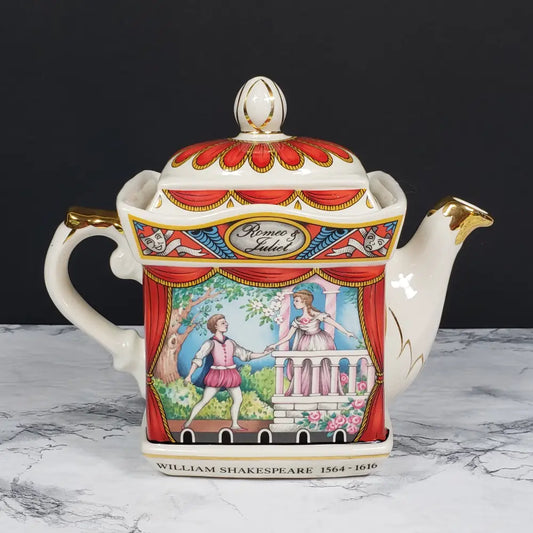 Sadler Romeo Juliette Teapot Shakespear Vintage Collectibles