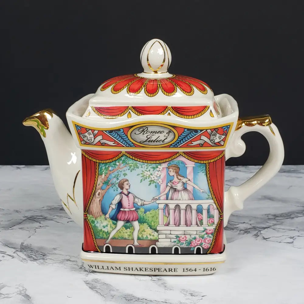 Sadler Romeo Juliette Teapot Shakespear Vintage Collectibles