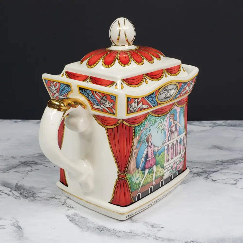 Sadler Romeo Juliette Teapot Shakespear Vintage Collectibles