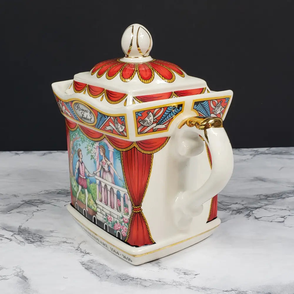 Sadler Romeo Juliette Teapot Shakespear Vintage Collectibles