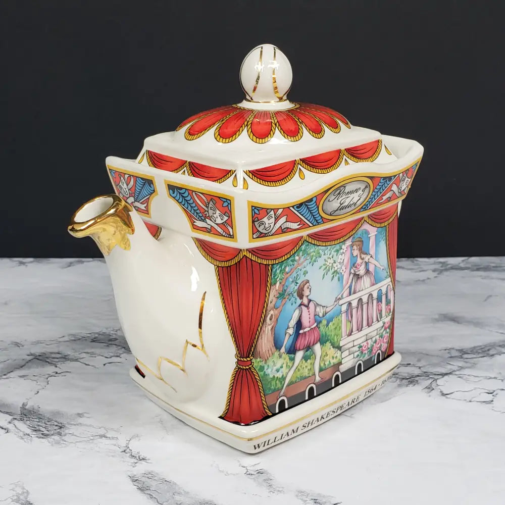 Sadler Romeo Juliette Teapot Shakespear Vintage Collectibles