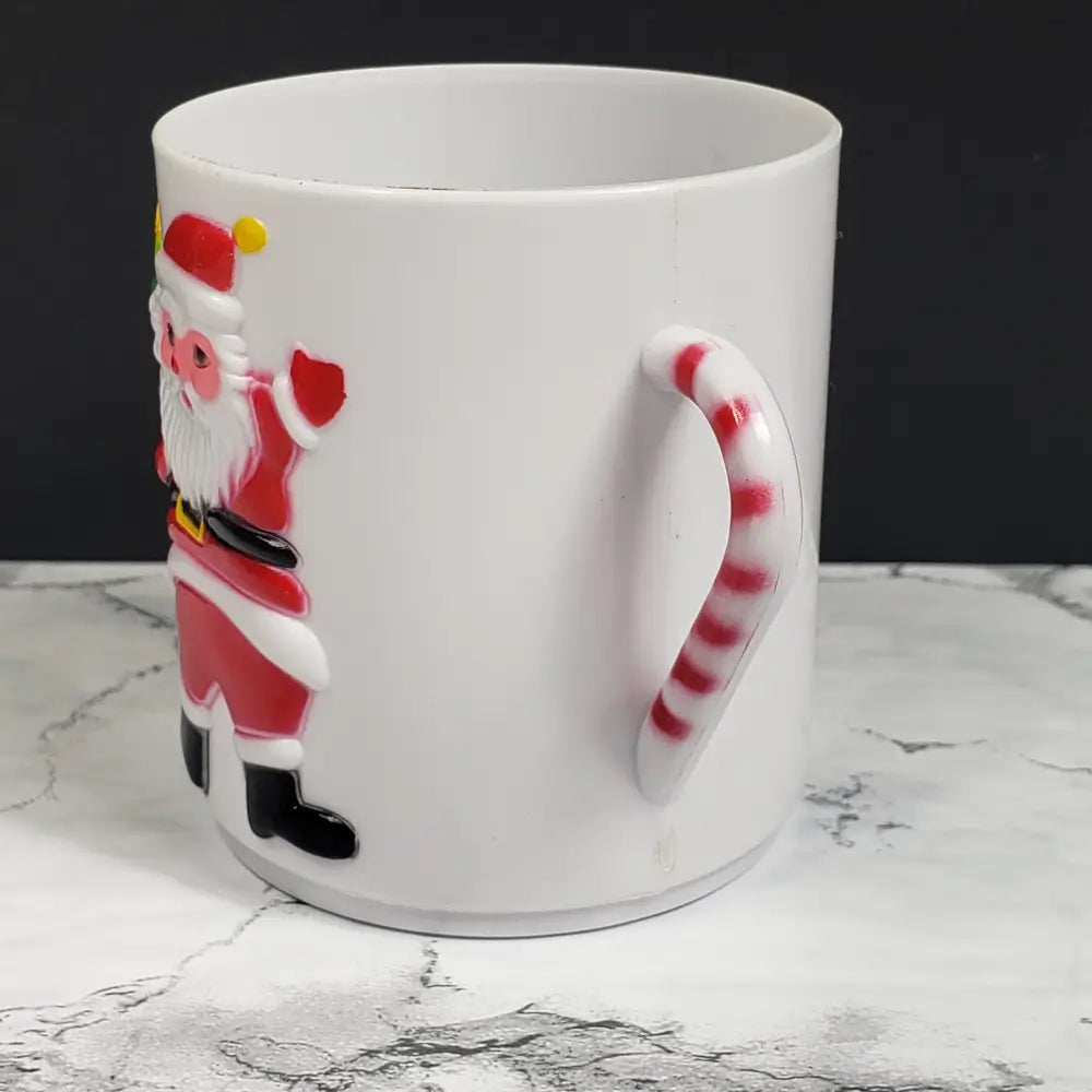 Santa Childrens Cups Set Of Four Vintage Decor