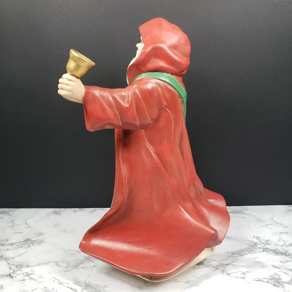 Hand Painted Santa Ceramic Vintage Decor