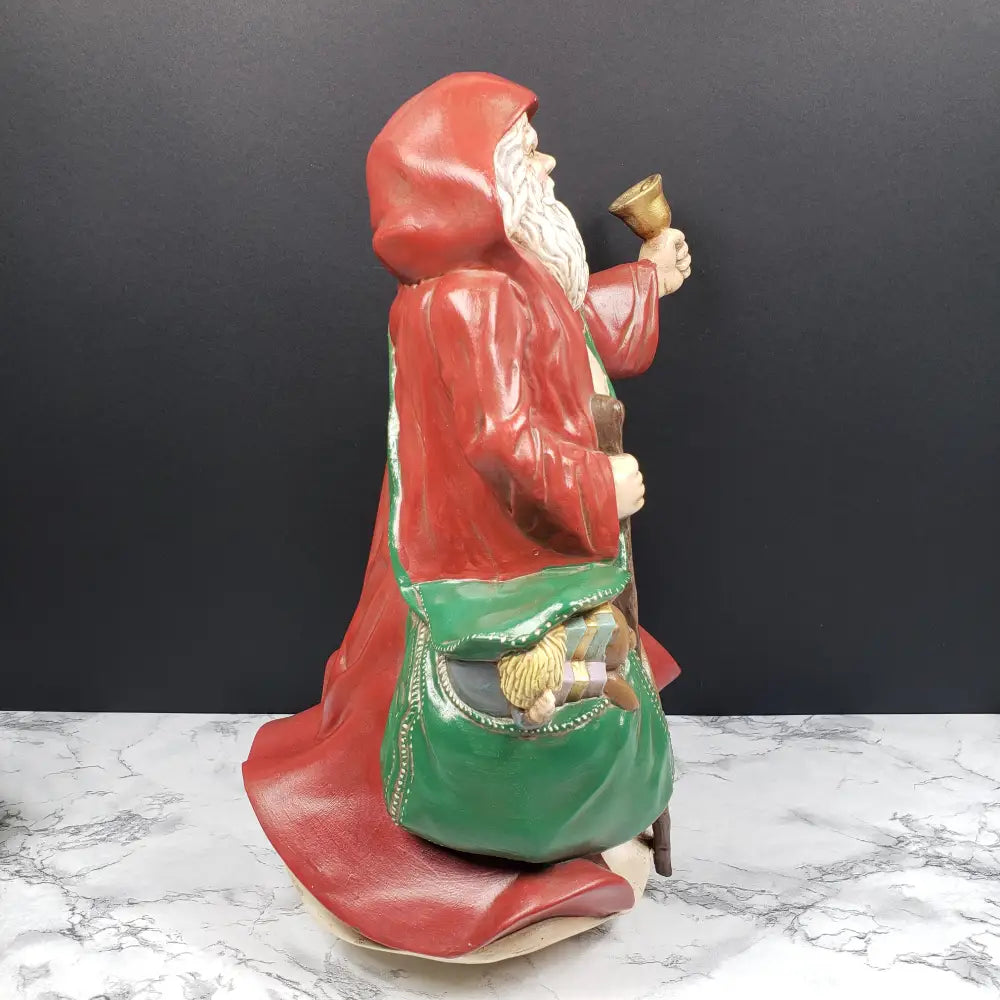 Hand Painted Santa Ceramic Vintage Decor