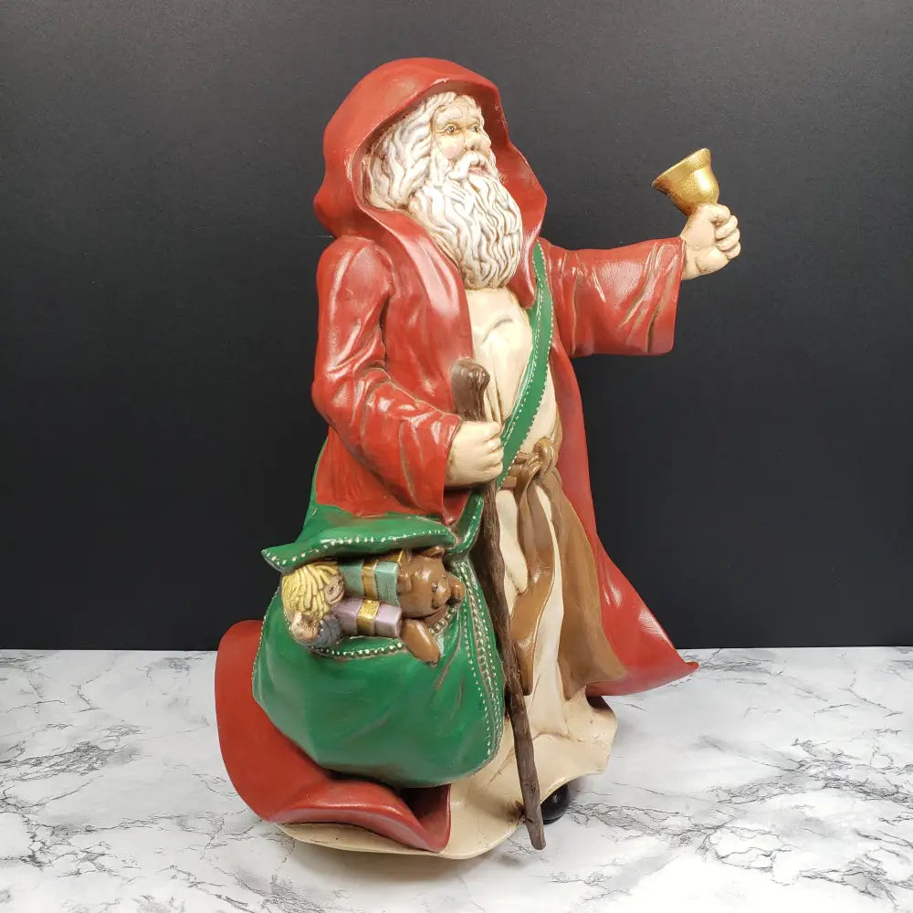 Hand Painted Santa Ceramic Vintage Decor