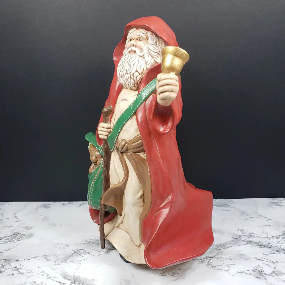 Hand Painted Santa Ceramic Vintage Decor