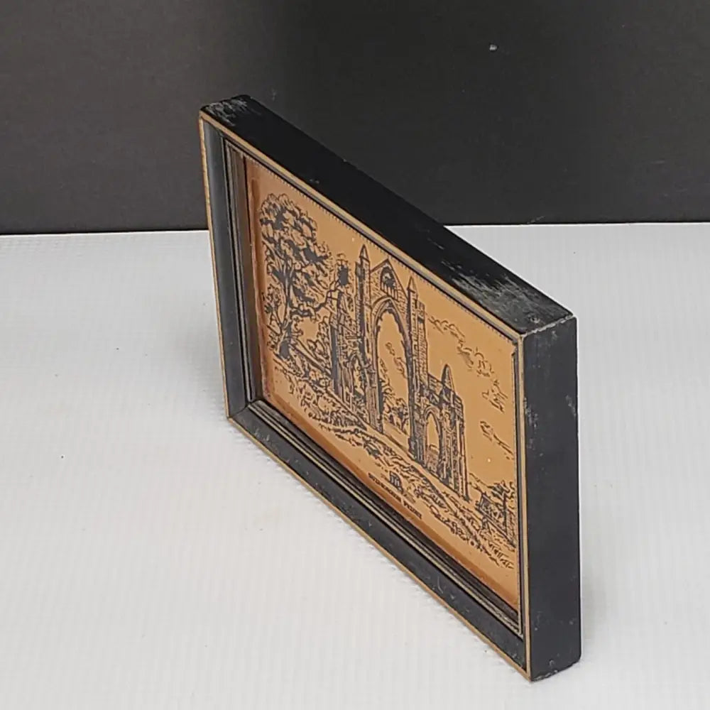 Small Copper Guisborough Priory Wall Decor (Vintage)