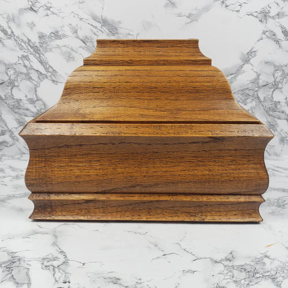 Solid Oak Large Lidded Box Handmade Vintage Decor