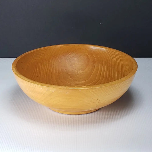 Solid Wood Footed Bowl 10 Nevco Japanese Vintage Decor
