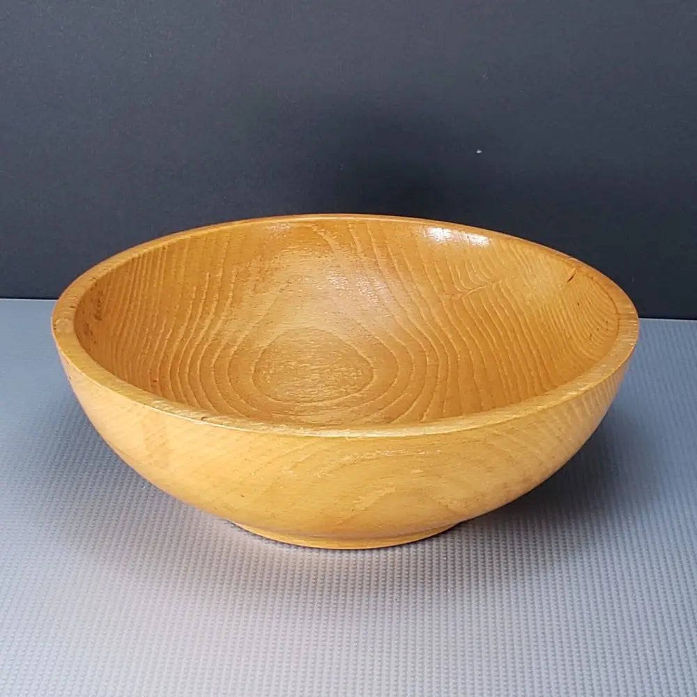 Solid Wood Footed Bowl 10 Nevco Japanese Vintage Decor