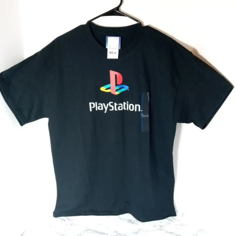 Sony Playstation Classic Logo Tee Nwt Black ( Large ) Apparel & Accessories