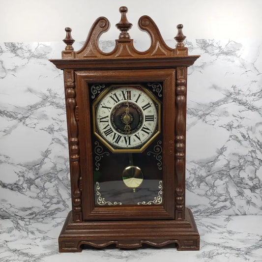 Spartus Clock Mantle Wall Electric Vintage Decor