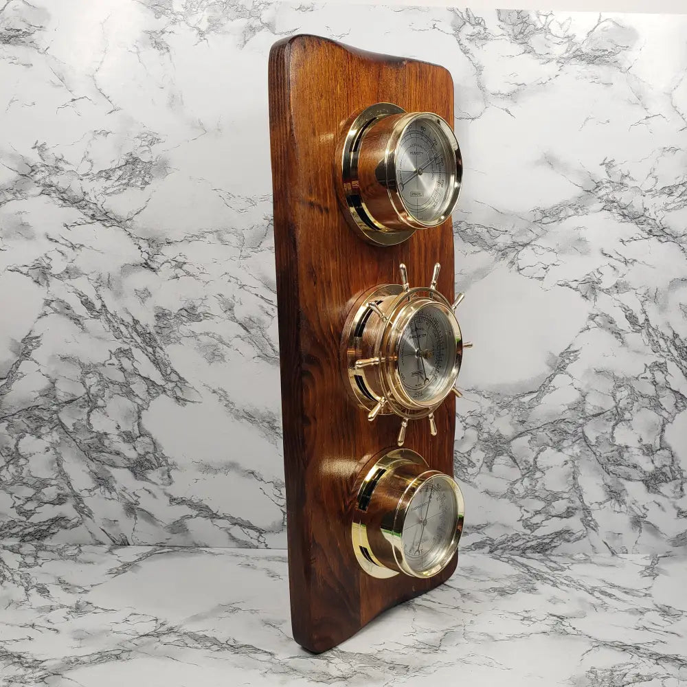 Springfield Weather Station Solid Wood Vintage Decor