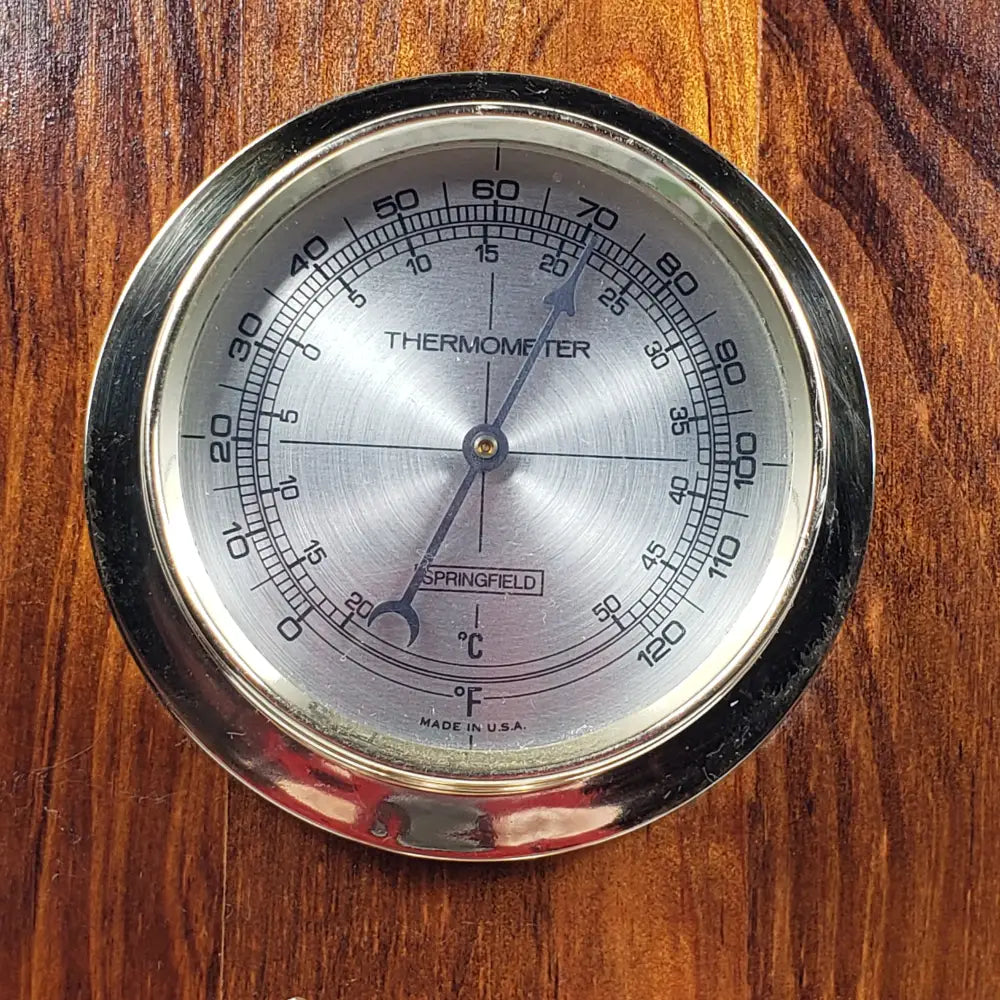 Springfield Weather Station Solid Wood Vintage Decor