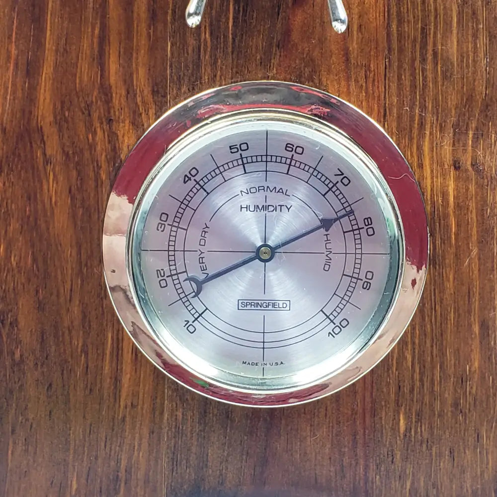 Springfield Weather Station Solid Wood Vintage Decor