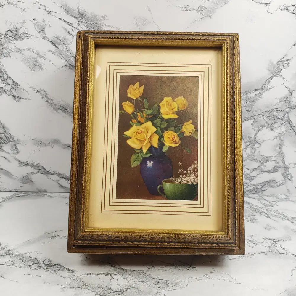Stationary Or Vanity Box Vintage Decor
