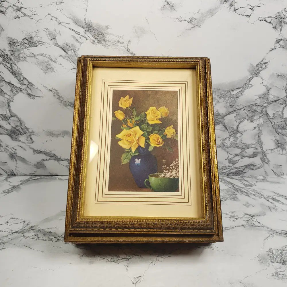 Stationary Or Vanity Box Vintage Decor