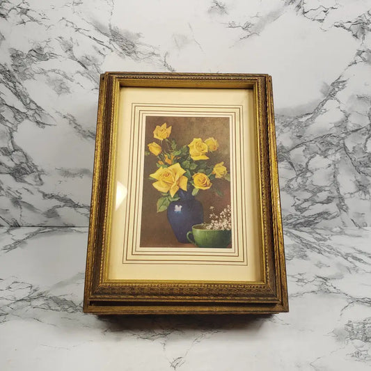 Stationary Or Vanity Box Vintage Decor