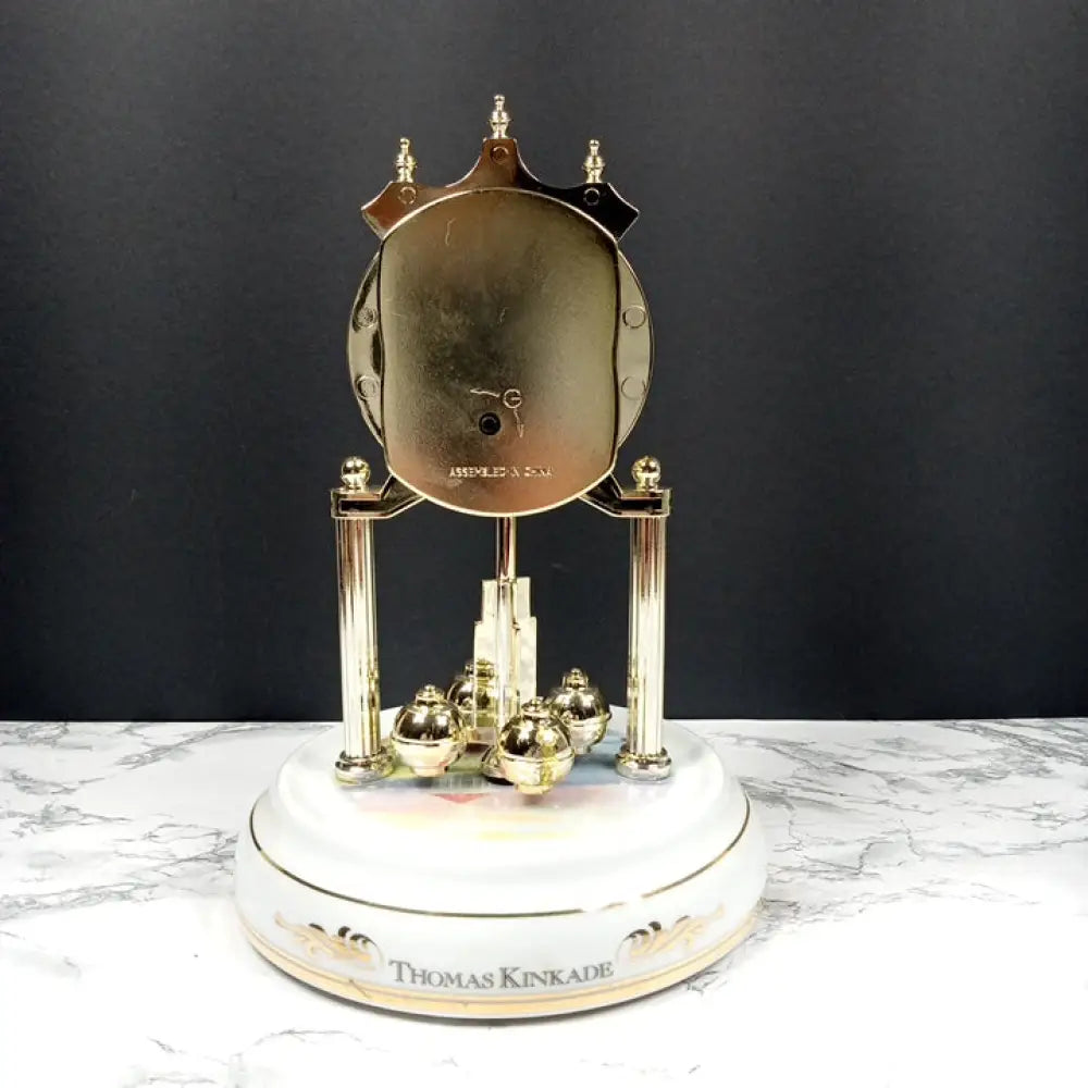 Thomas Kinkade Anniversary Clock Porcelain Vintage Decor