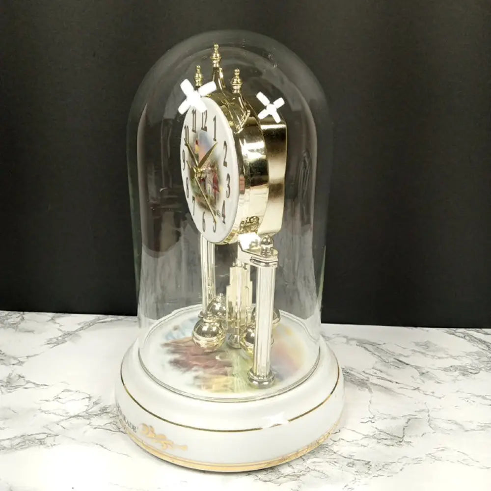 Thomas Kinkade Anniversary Clock Porcelain Vintage Decor