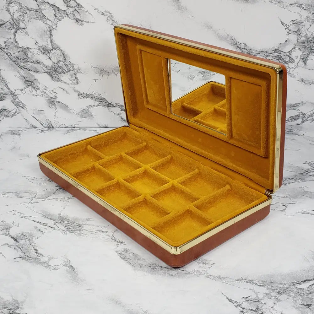Travel Jewelry Box Compact Vintage Holders