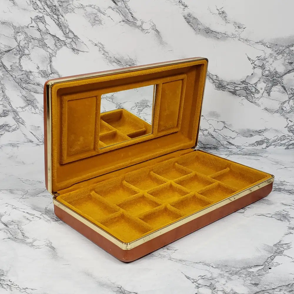 Travel Jewelry Box Compact Vintage Holders