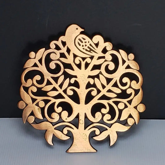 Trivet / Plant Stand /Wall Decor Cast Iron & Copper Avon