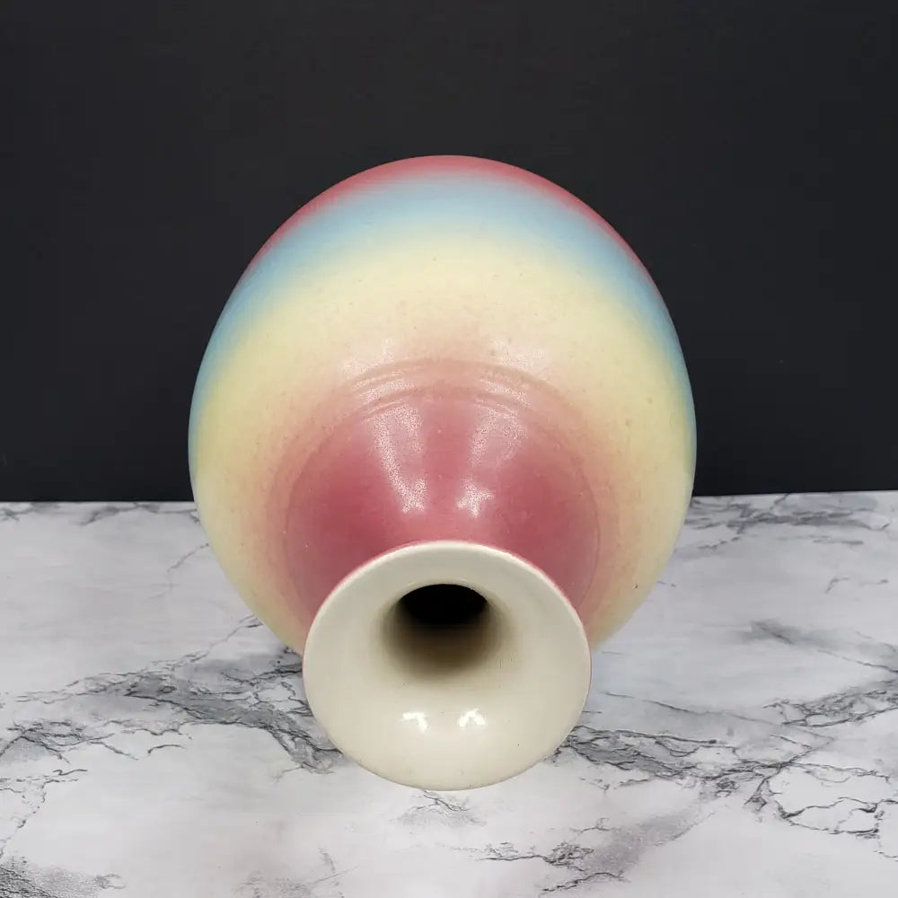 Vase Handmade Artist Signed Jt Dryden Pottery Vintage Decor