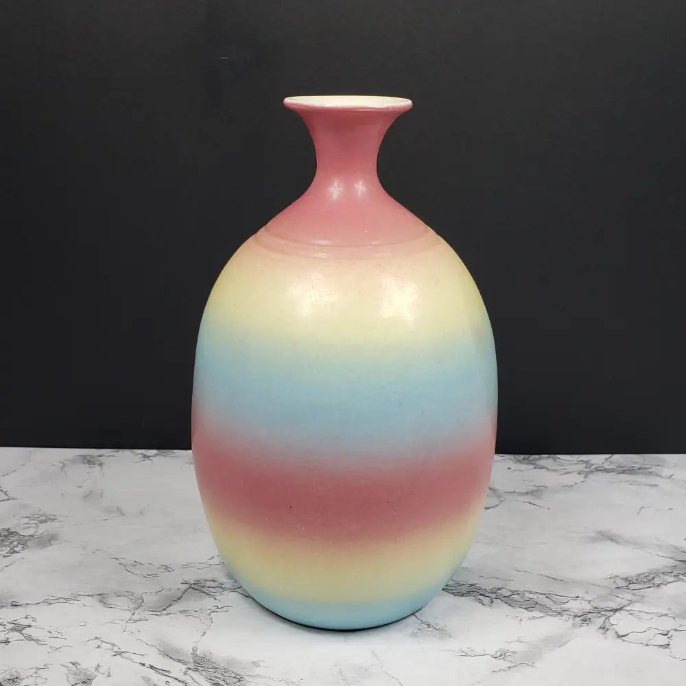 Vase Handmade Artist Signed Jt Dryden Pottery Vintage Decor