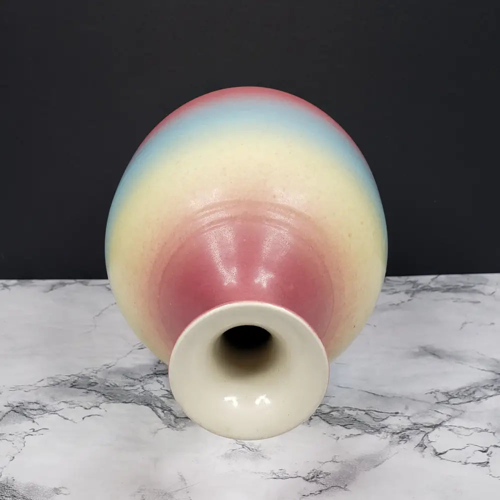 Vase Handmade Artist Signed Jt Dryden Pottery Vintage Decor