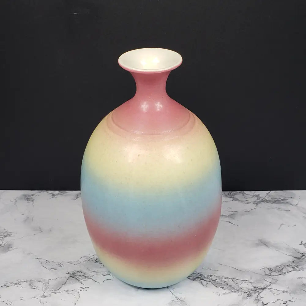 Vase Handmade Artist Signed Jt Dryden Pottery Vintage Decor