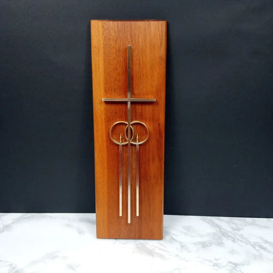 Wedding Cross Wall Decor ( Vintage )
