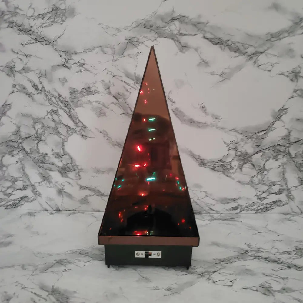 Westland Dancing Lights Pyramid Music Box Japan Very Rare Vintage Decor
