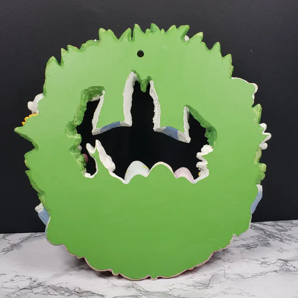 York Resin Easter Wreath Vintage Decor